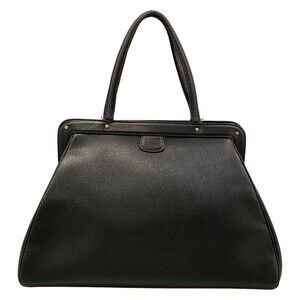 Valextra Kaju Black Leather Handbag #338310V85B